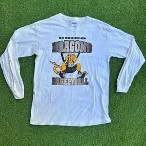 Vintage Chico Dragons Basketball Long-Sleeve T-Shirt